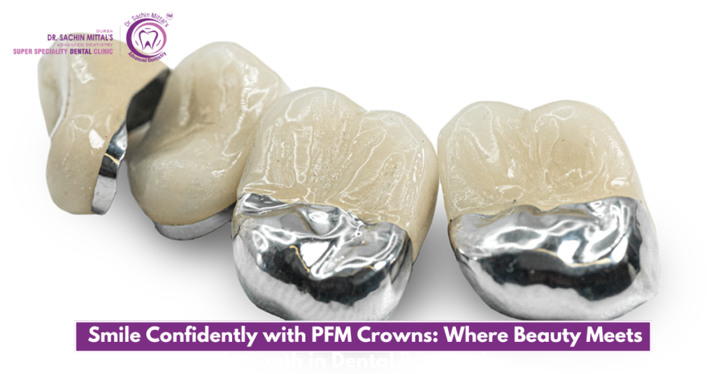 Smile Confidently with PFM Crowns: Where Beauty Meets Strength in Dental Restoration